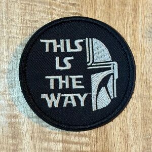 THIS IS THE WAY STAR WARS Embroidered Velcro Patch